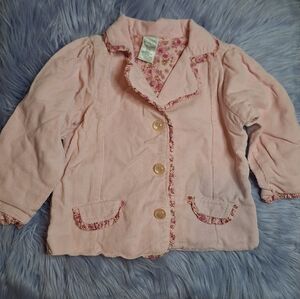 3/$15 Starting Out Pink Floral Jacket